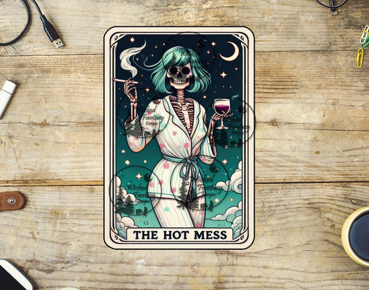 UVDTF The Hot Mess Tarot Card