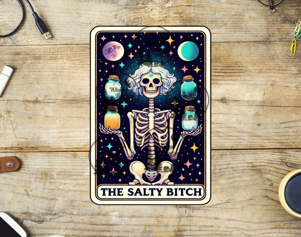 UVDTF The Salty B*** Tarot Card