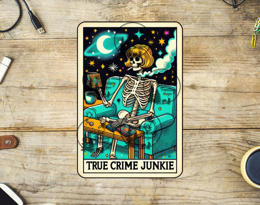 UVDTF True Crime Junkie Tarot Card