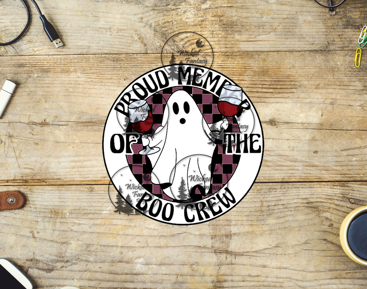 UVDTF Proud Member of the Boo Crew Ghost