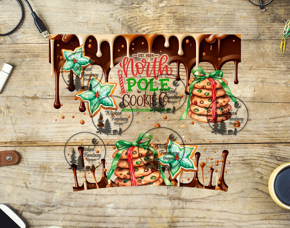 UVDTF North Pole Cookie Co Wrap Element 40oz 16oz