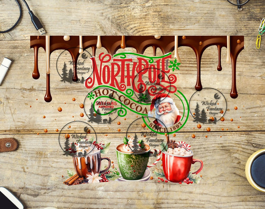 UVDTF North Pole Hot Cocoa Wrap Element 40oz 16oz