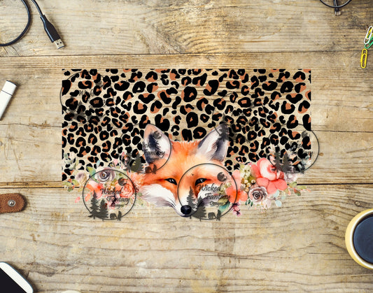 UVDTF Fox and Leopard Print Wrap 20oz 30oz Element