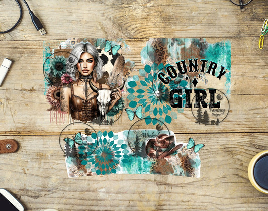 UVDTF Country Girl Wrap Element 40oz 16oz multiple sizes