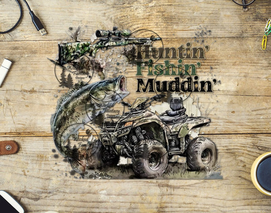 UVDTF Hunting Fishing Mudding ATV