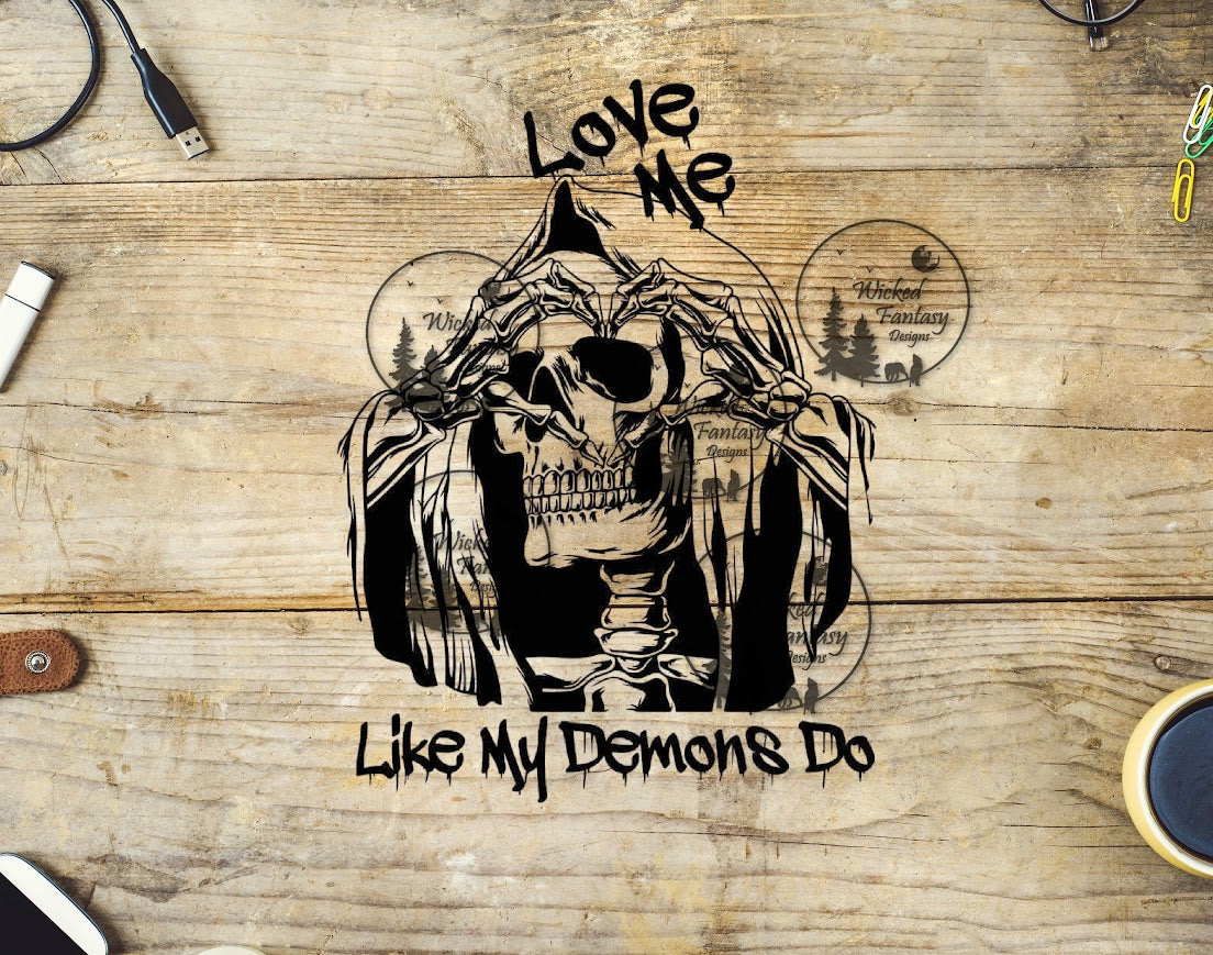 UVDTF Love Me Like My Demons Do Skeleton