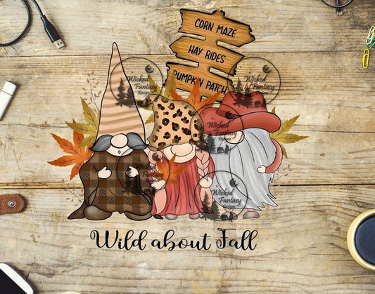 UVDTF Wild About Fall Gnomes