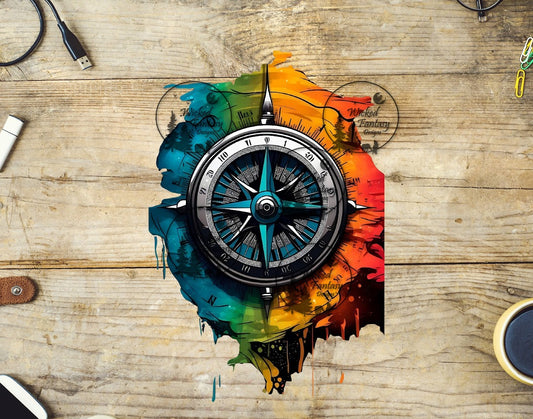 UVDTF Compass with Many Colors