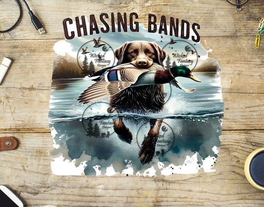 UVDTF Chasing Bands Labrador Duck Hunting