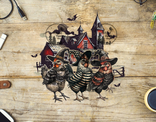 UVDTF Witchy Chickens