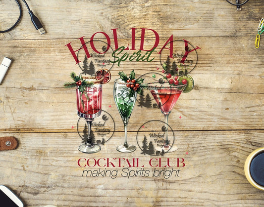 UVDTF Holiday Spirit Cocktail Club