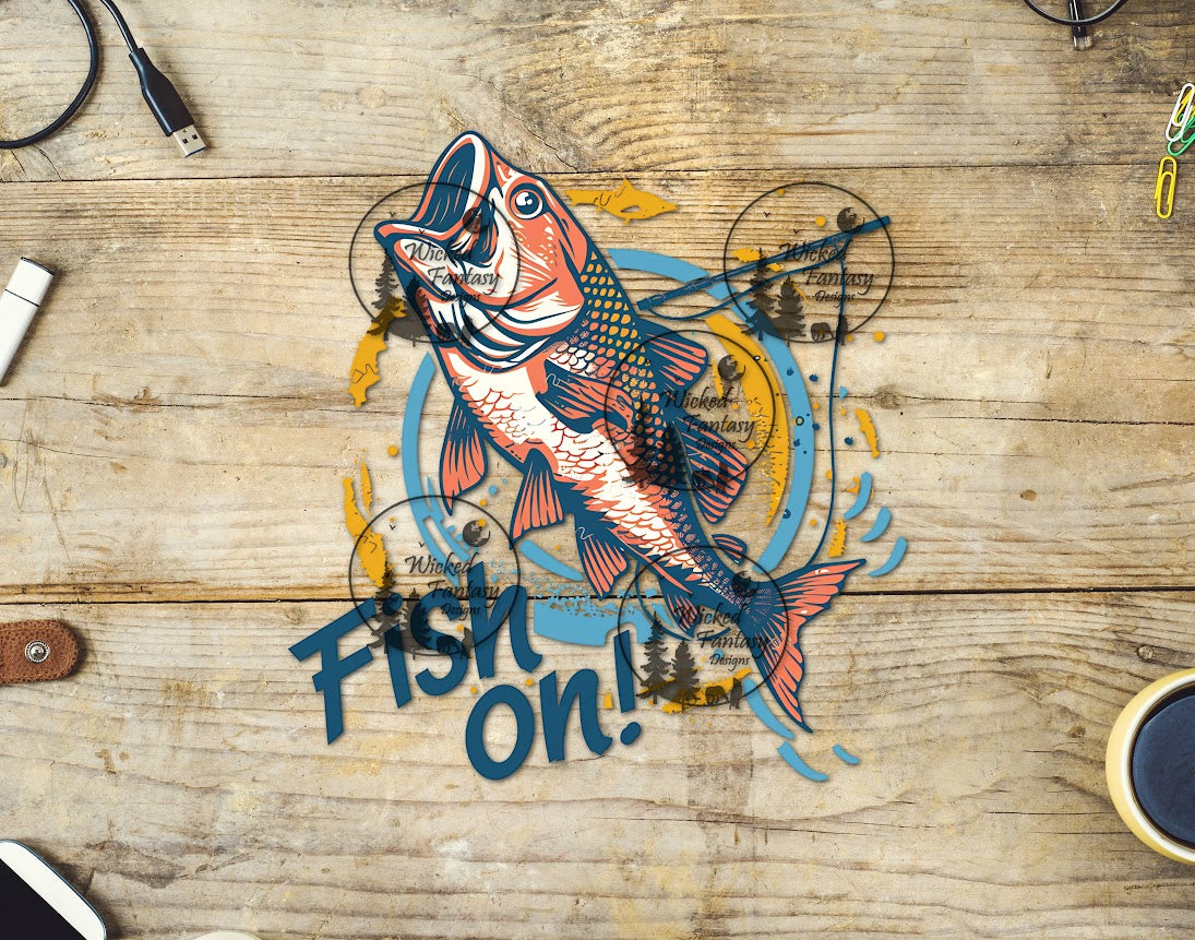 Wicked Fish Design UVDTF Fish On – Wicked Fantasy Designs