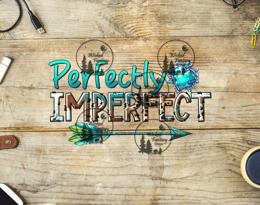 UVDTF Perfectly Imperfect Teal Arrow