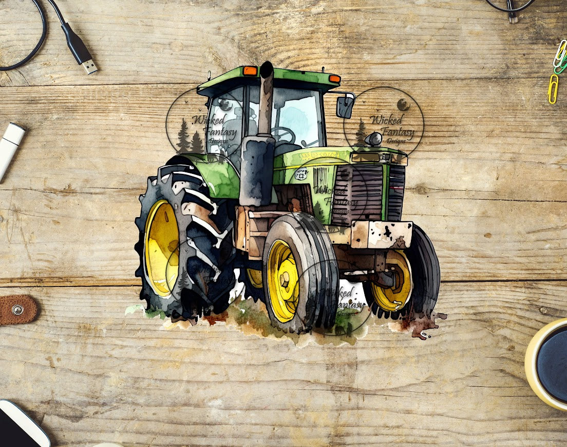 UVDTF Big Green Tractor