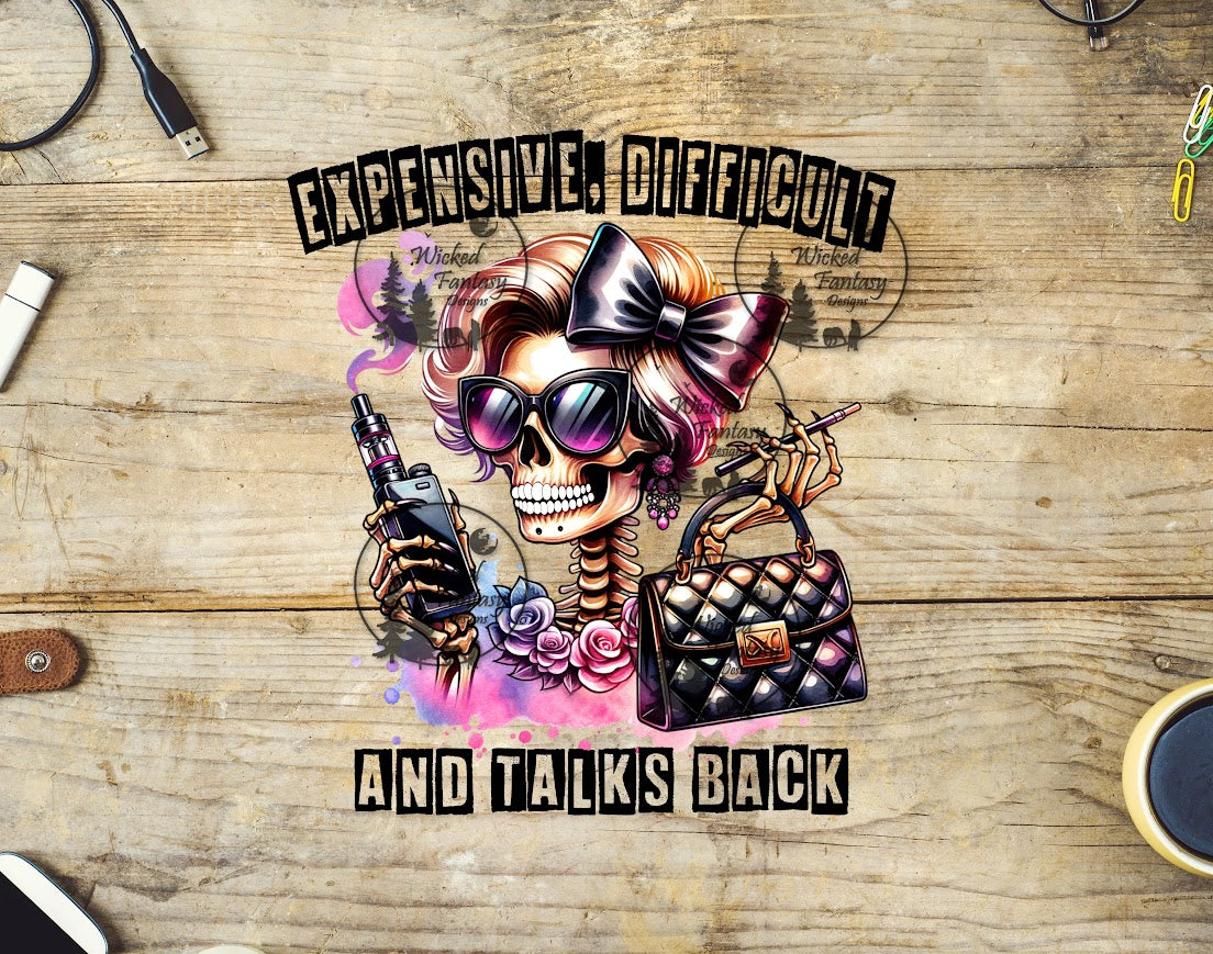 UVDTF Expensive Difficult and Talks Back Skeleton