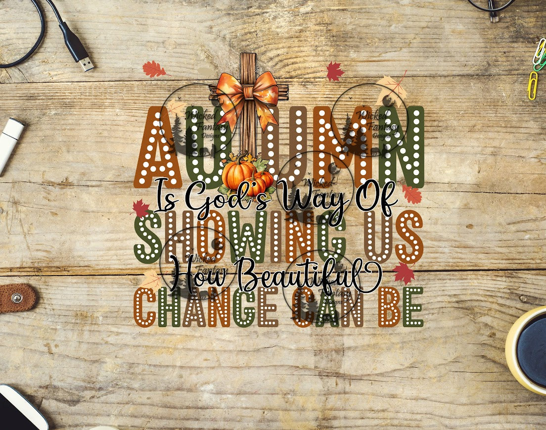 UVDTF Autumn God's Way to Say Change is Beautiful