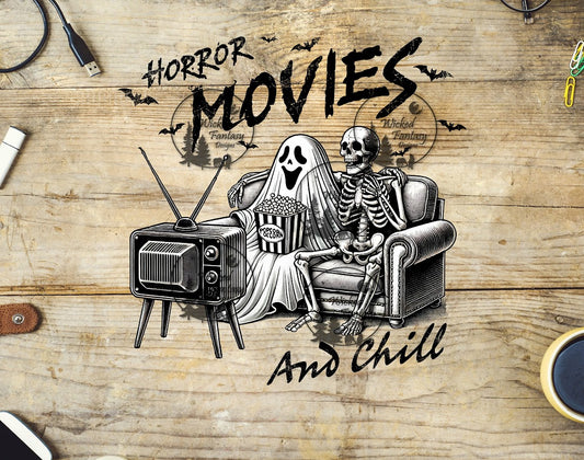 UVDTF Horror Movies and Chill Skeleton and Ghost