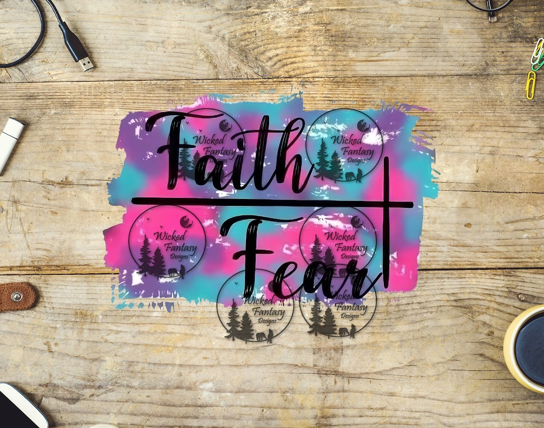 UVDTF Faith over Fear Religious