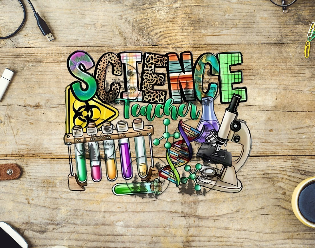 UVDTF Science Teacher Microscope and Chemistry Set