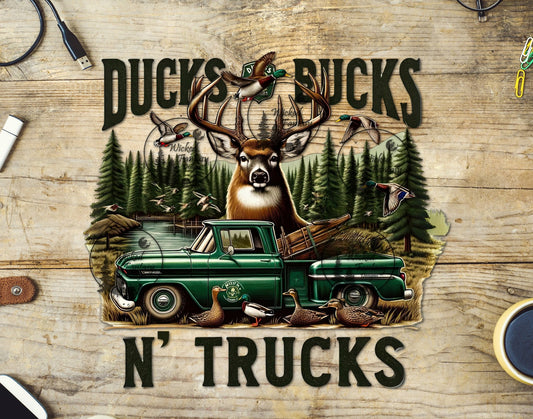 UVDTF Ducks Bucks and Trucks