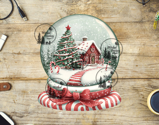 UVDTF Christmas Wonderland Faux Snowglobe