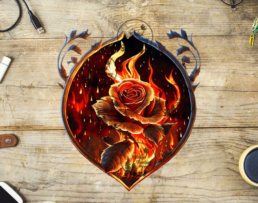 UVDTF Rose in the Flames