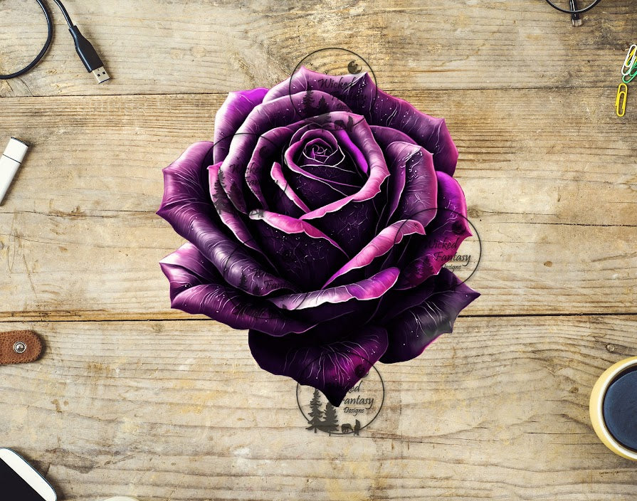 UVDTF Purple Rose