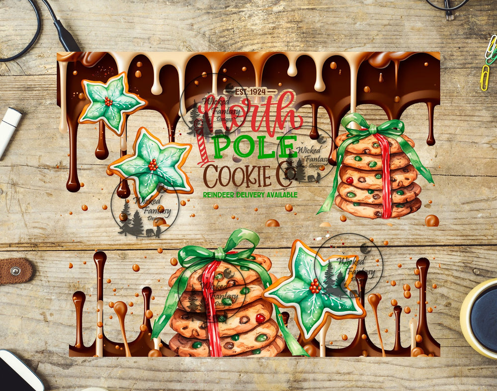 UVDTF North Pole Cookie Co 20oz 30oz 10"x10" Element