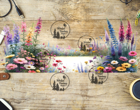 UVDTF Lupine Flowers Border Element 11"