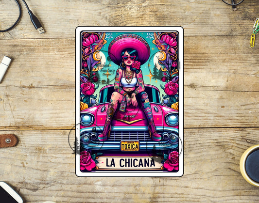 UVDTF La Chicana Tarot Card