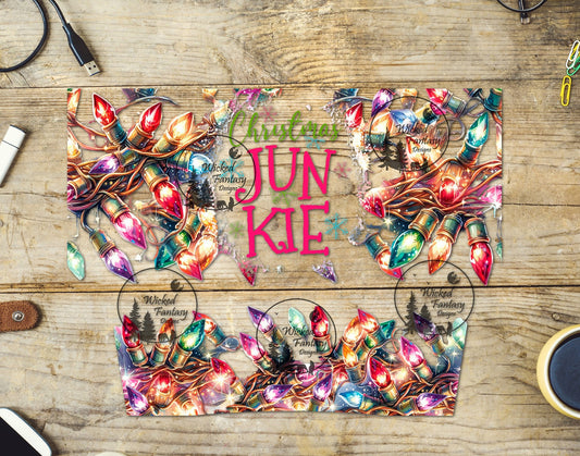 UVDTF Christmas Junkie Light Strings 16oz 40oz Element Multiple Sizes