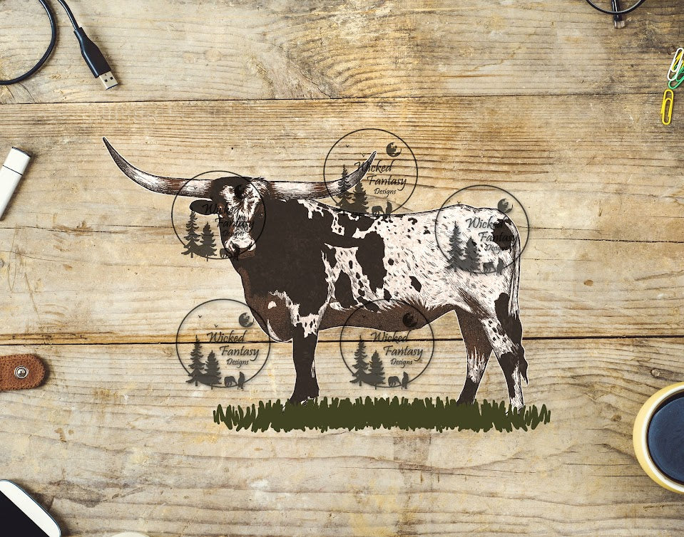 UVDTF Longhorn Cow