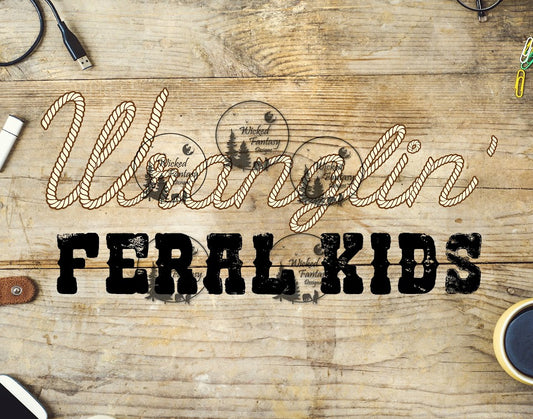 UVDTF Wranglin Feral Kids