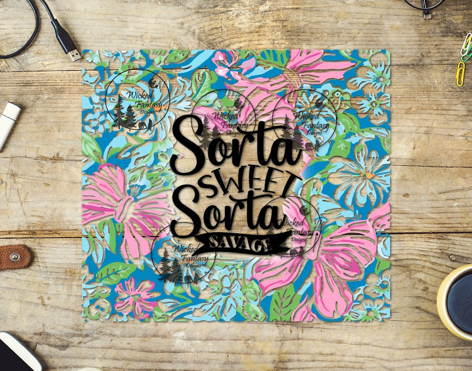 UVDTF Sorta Sweet Sorta Savage 20oz 30oz 10"x10" Element