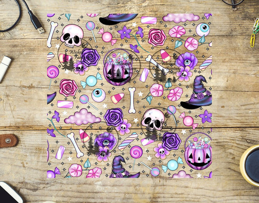 UVDTF Spooky Candy Celebration 20oz 30oz 10"x10" Element