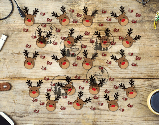 UVDTF Reindeer 16oz 40oz Tumbler Wrap