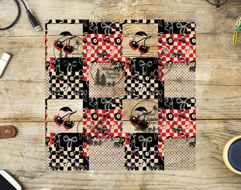 UVDTF Bougee Patchwork 20oz 30oz 10"x10" Element