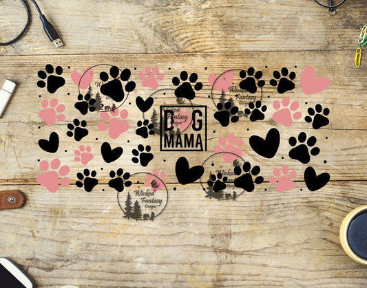 UVDTF Dog Mama 16oz 40oz