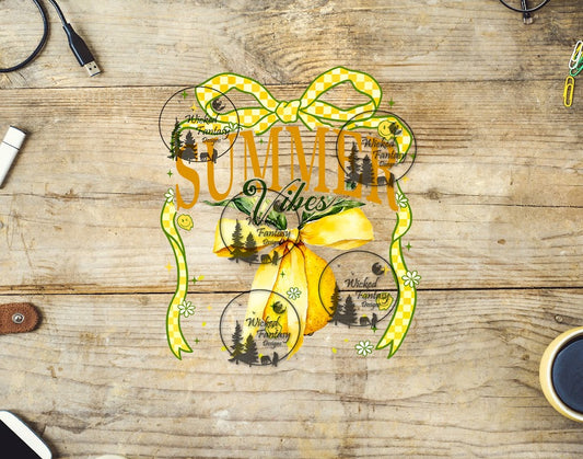 UVDTF Summer Vibes Lemon with Bows
