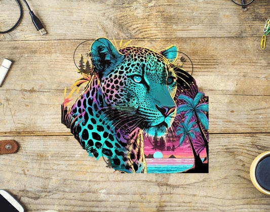 UVDTF Neon Leopard
