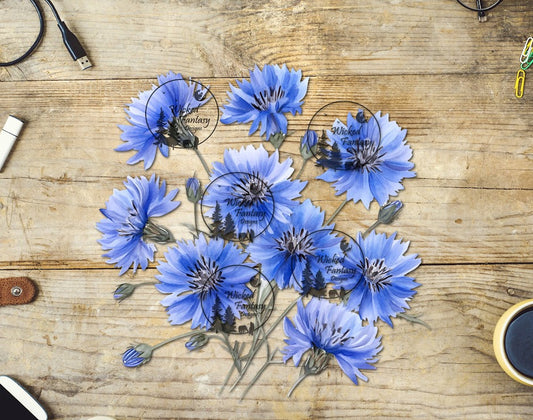 UVDTF Cornflowers