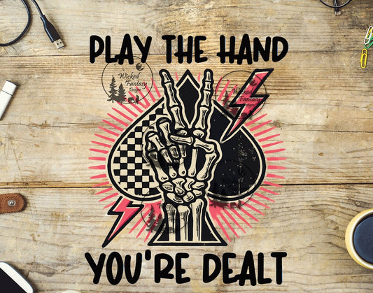 UVDTF Play The Hand You're Dealt