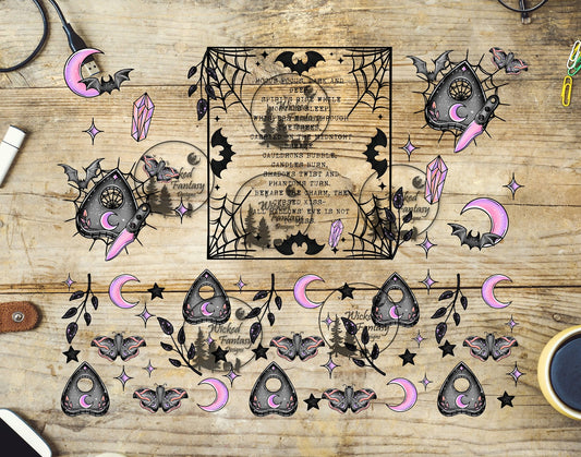 UVDTF Witches Poem 20oz 30oz 10"x10" Element