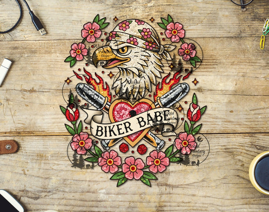 UVDTF Biker Babe Eagle