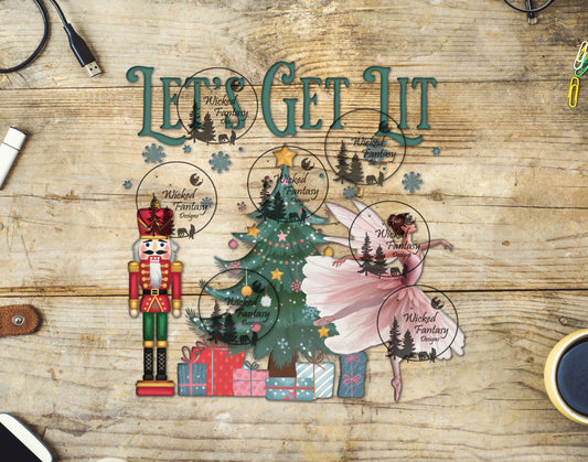 UVDTF Lets Get Lit Nutcracker and Ballerina