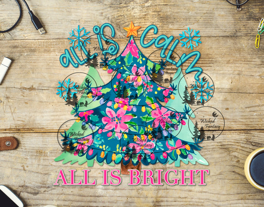 UVDTF All is Calm All Is Bright