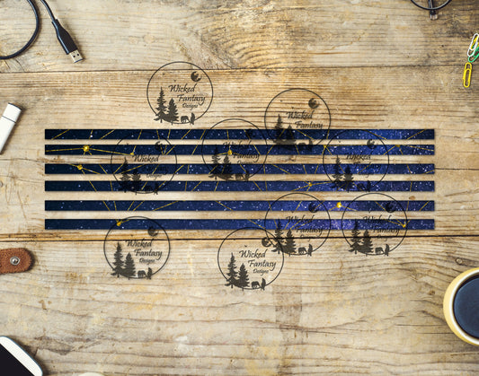 UVDTF Stars and Constellations 12"long  Narrow Striping Element