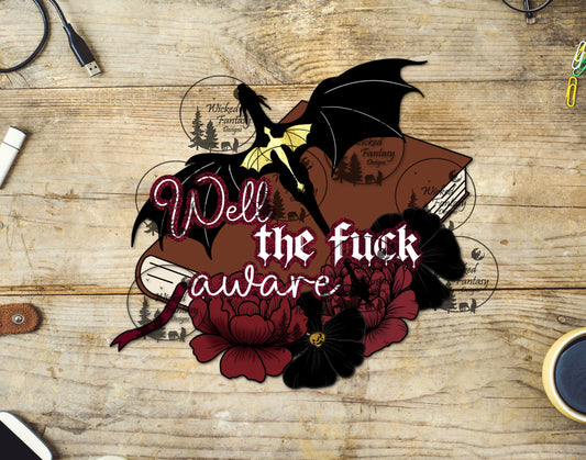 UVDTF Well The F*ck Aware Dragon and Book