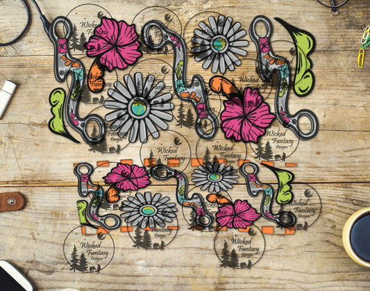 UVDTF Springtime Cowgirl 16oz 40oz Tumbler Wrap
