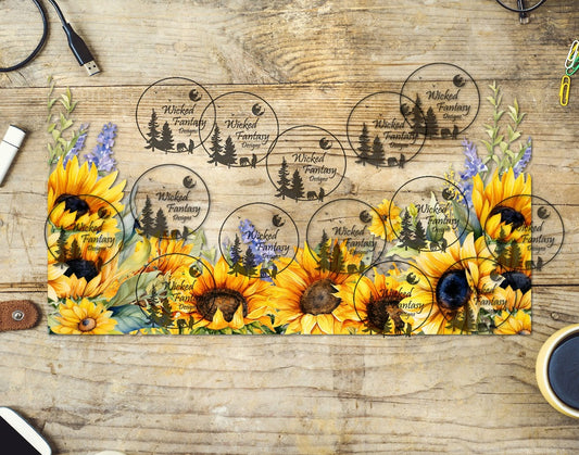 UVDTF Sunflowers and Lavender 16oz 40oz